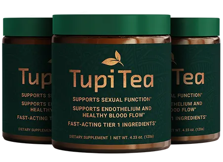 Tupi Tea Male Blood Flow Vitality Powder Supplement — 4.23oz USA